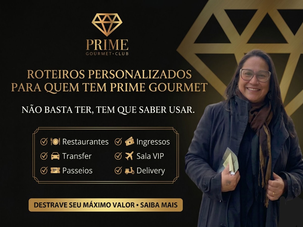 Roteiro Exclusivo para usuários de Prime Gourmet
